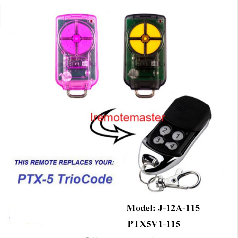 Per PTX5 V1 TrioCode Gate Remote Door Replacement 433.92MHz Rolling Code